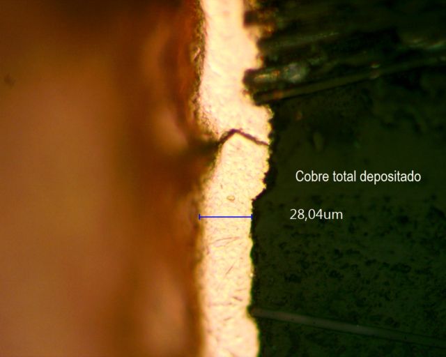 Cracking , trinca no cobre 
